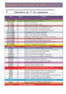 Calendario Cate 26 26